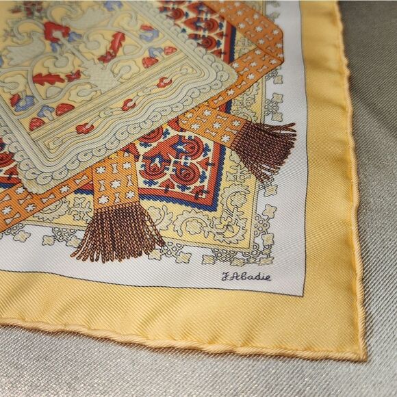 Hermès BRINS D'OR Scarf designed by Julia Abadie SILK PRISTINE CONDITION - Picture 6 of 10